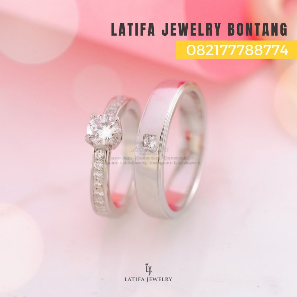 Toko jual beli cincin nikah kawin tunangan couple custom emas palladium perak platinum bontang murah (4)