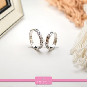 cincin nikah Bontang kawin tunangan couple custom emas perak silver palladium platinum platina jual beli bikin model desain pin murah (3)