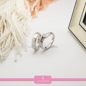 cincin nikah Bontang kawin tunangan couple custom emas perak silver palladium platinum platina jual beli bikin model desain pin murah (4)