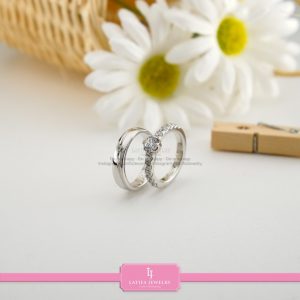 cincin nikah Bontang kawin tunangan couple custom emas perak silver palladium platinum platina jual beli bikin model desain pin murah (6)