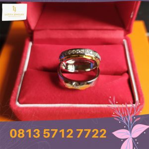 cincin nikah surabaya tunangan kawin couple custom emas palladium perak platinum murah (2)