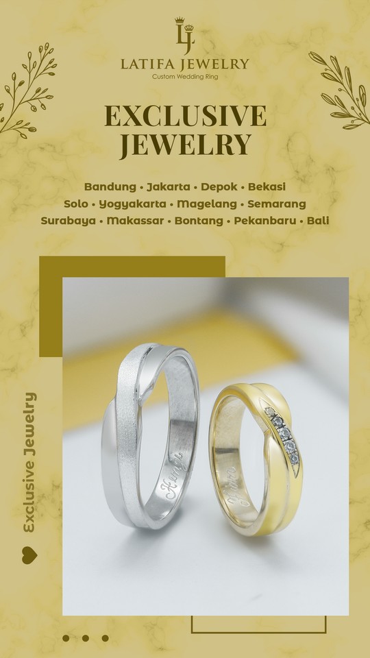 Cincin Nikah Makassar Cincin Kawin Makassar Cincin Tunangan Makassar Couple Custom Emas Palladium Perak Platinum (80)